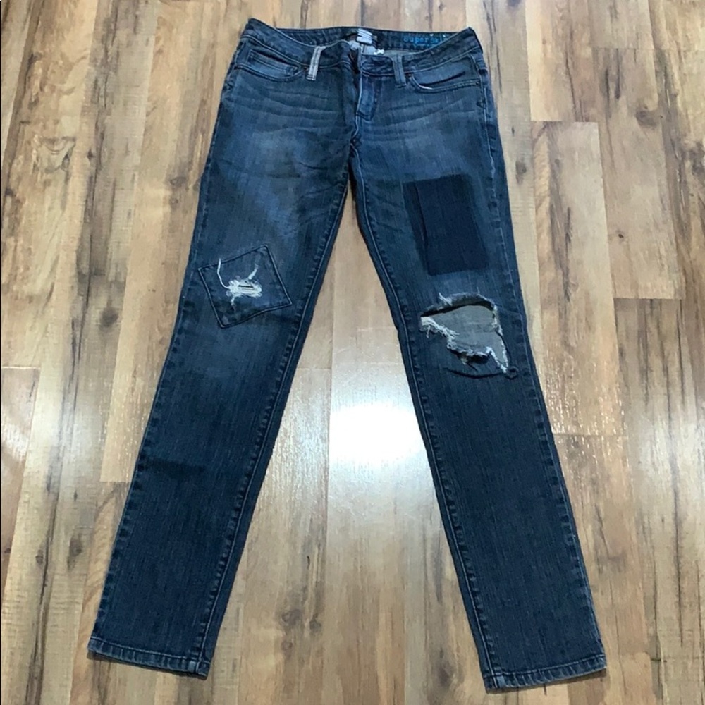 Volcom distressed skinny jeans
